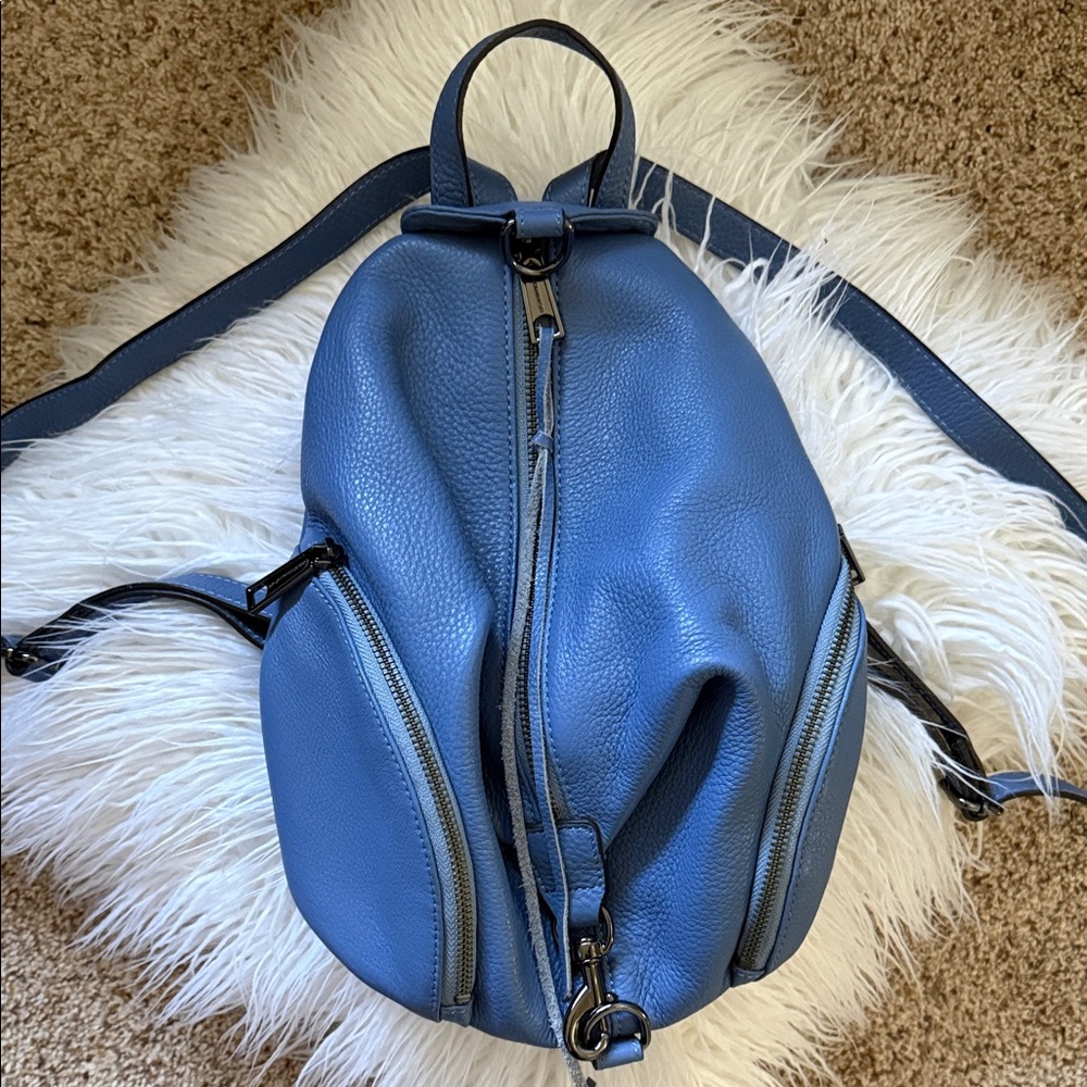 Rebecca Minkoff Sky Blue Leather Backpack